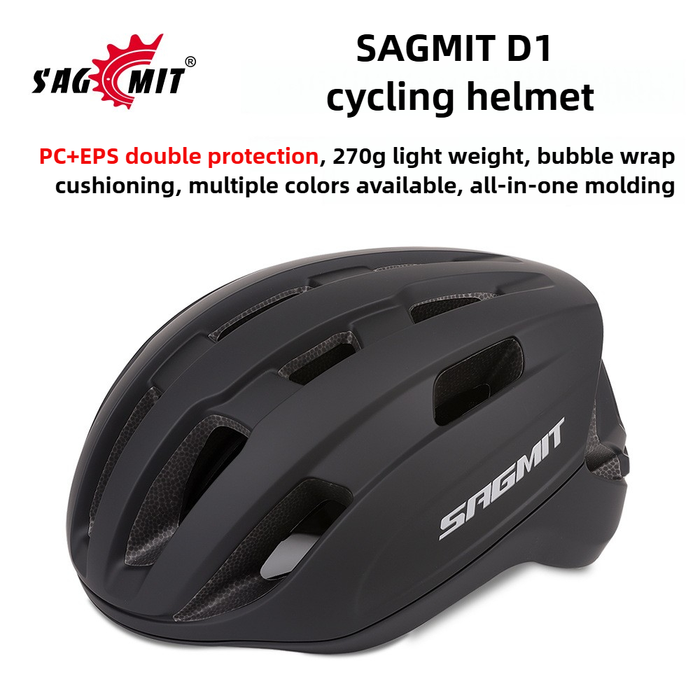 Mountain Biking Gear For Men - หมวกกันน็อคจักรยานเสือภูเขา SAGMIT - หมวกกันน็อคจักรยานเสือหมอบ หมวกกันน็อคกีฬาระบายอากาศสำหรับสเก็ตบอร์ดและอุปกรณ์ปั่นจักรยาน
