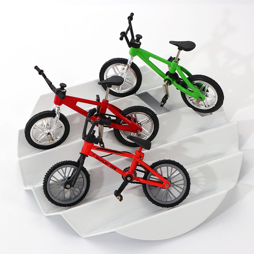 Mountain Biking Pictures - จักรยาน BMX ของเล่นโมเดลจักรยานขนาดเล็กพร้อมเชือกเบรคการเคลื่อนไหวการทำงานจักรยานเสือภูเขาของขวัญสำหรับเด็กของเล่นสำหรับเด็กผู้ชาย