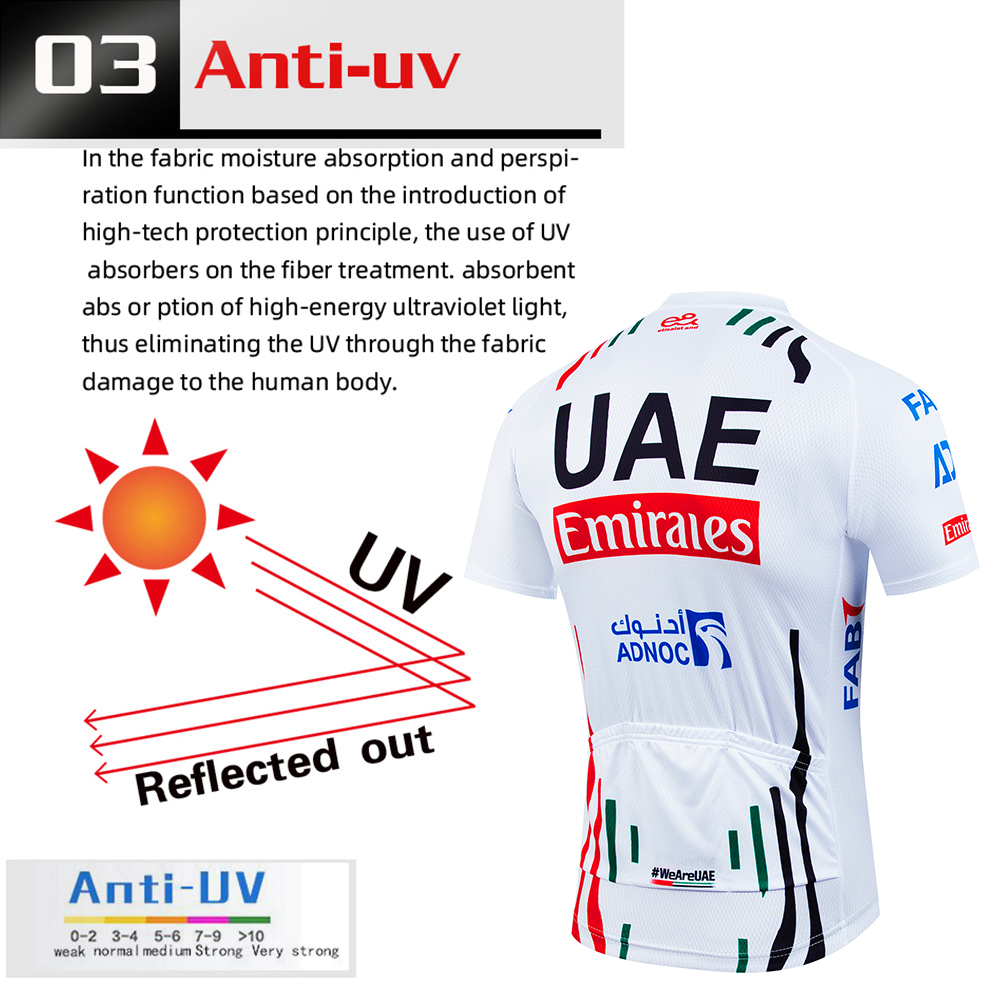 UAEชุดกีฬาผู้ชายชุดเสื้อจักรยา - Mountain Biking Uae บทวิจารณ์และราคา