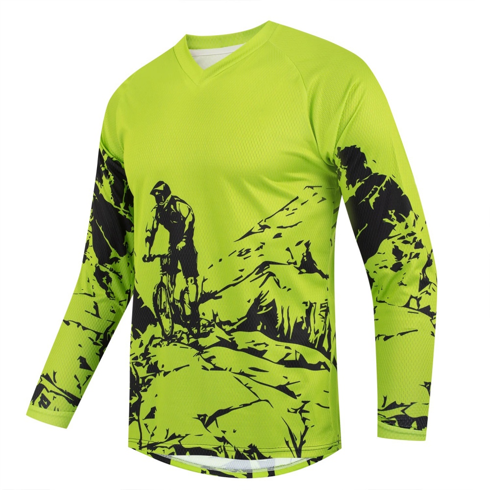 เสื้อยืดแขนยาวพิมพ์ลายจักรยานเ - Mountain Biking Usa บทวิจารณ์และราคา