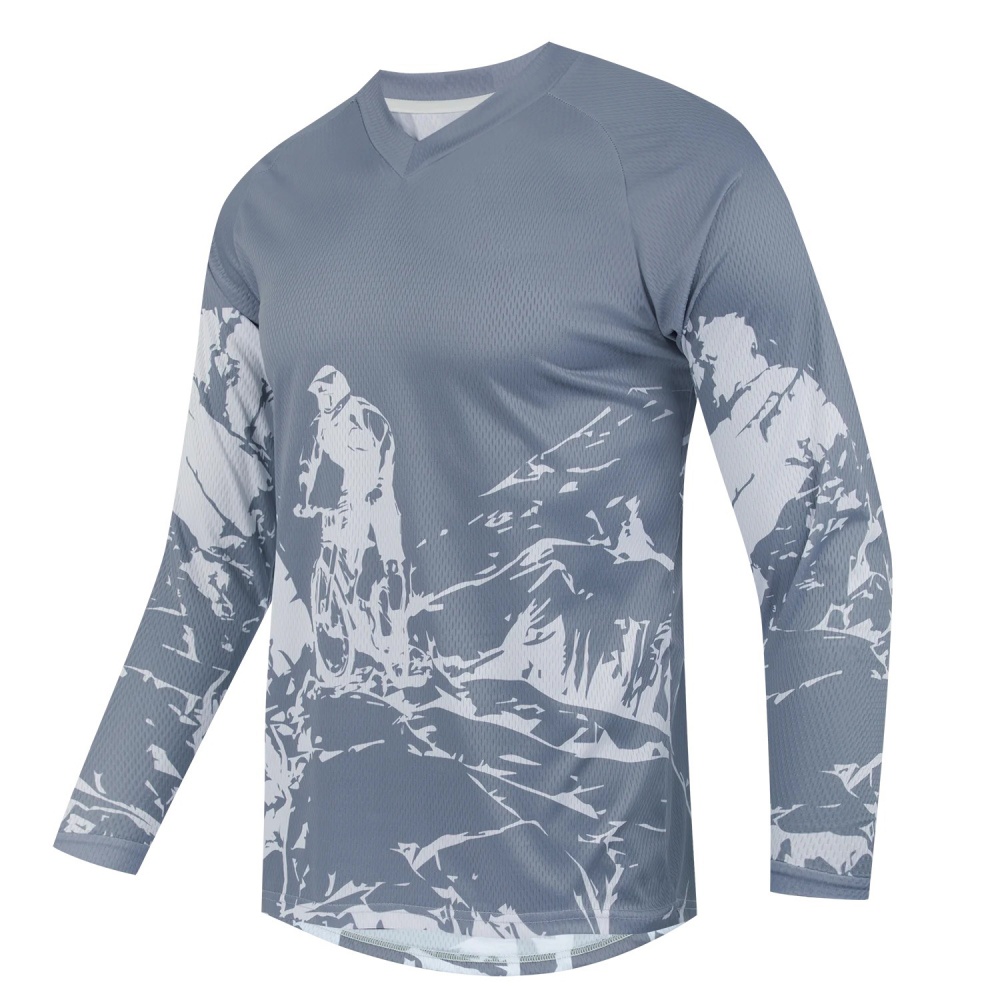 เสื้อยืดแขนยาวพิมพ์ลายจักรยานเ - Mountain Biking Usa บทวิจารณ์และราคา