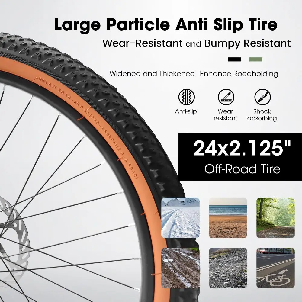 A24301 จักรยานเสือภูเขาขนาด 24 - Mountain Biking Usa บทวิจารณ์และราคา