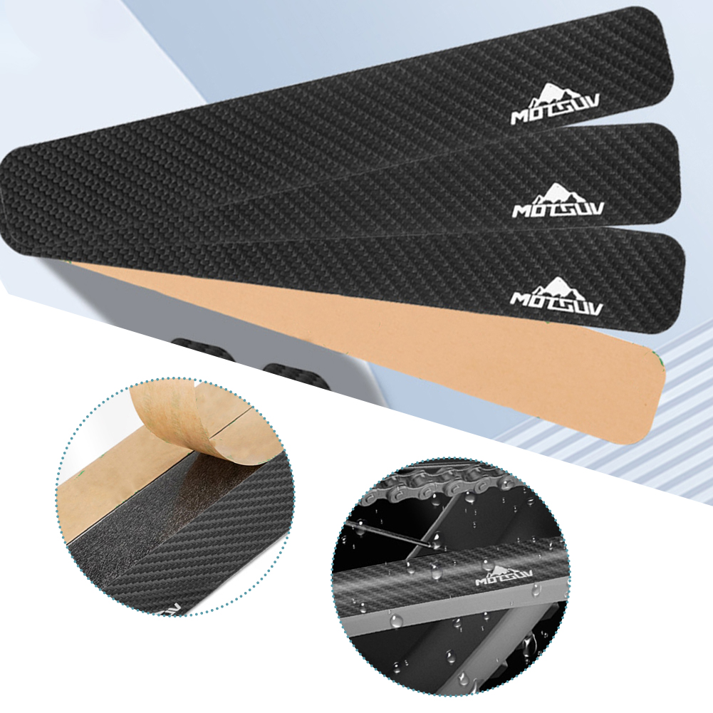 1x ตัวป้องกันโซ่จักรยานสีดําคา - Chainstay Protector Wrap บทวิจารณ์และราคา