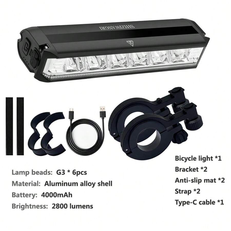 ไฟจักรยาน LED สว่างพิเศษ 4000m - Mountain Biking Usa บทวิจารณ์และราคา