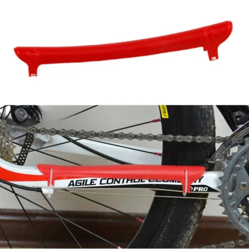 โซ่จักรยานพลาสติก1ชิ้นสีสันสดใ - Chainstay Protector Wrap บทวิจารณ์และราคา