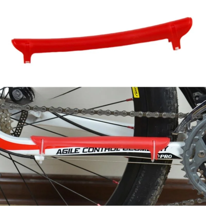 โซ่จักรยานพลาสติก1ชิ้นสีสันสดใ - Chainstay Protector Wrap บทวิจารณ์และราคา