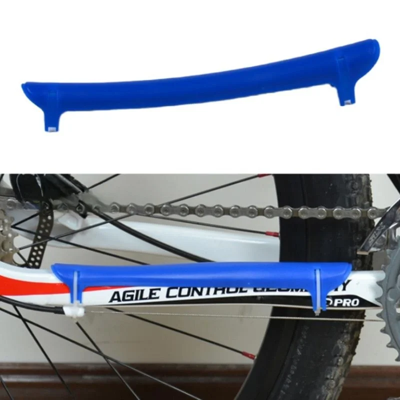 โซ่จักรยานพลาสติก1ชิ้นสีสันสดใ - Chainstay Protector Wrap บทวิจารณ์และราคา