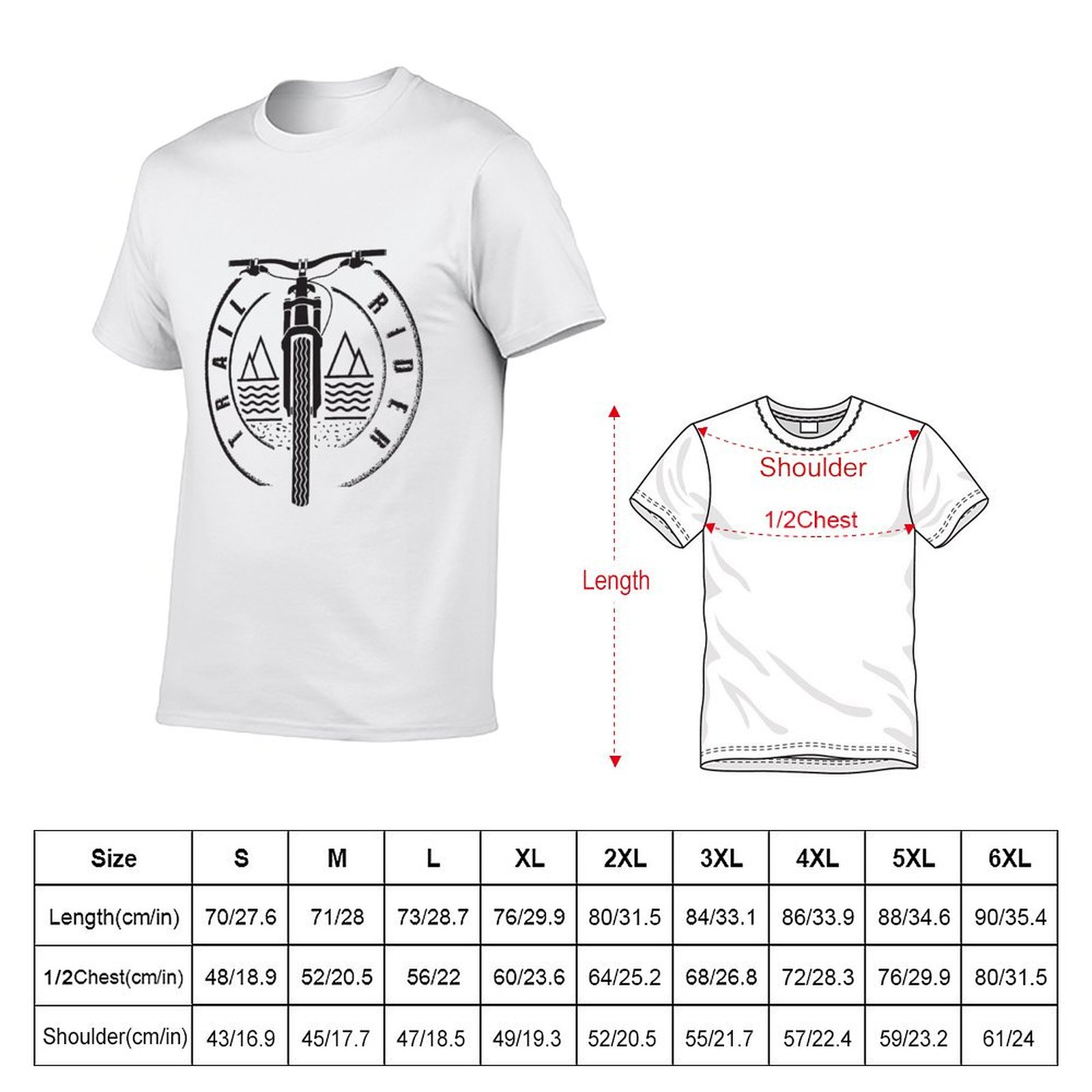 เสื้อยืด Trail Rider - สีดำ -  - Mountain Biking Essentials บทวิจารณ์และราคา