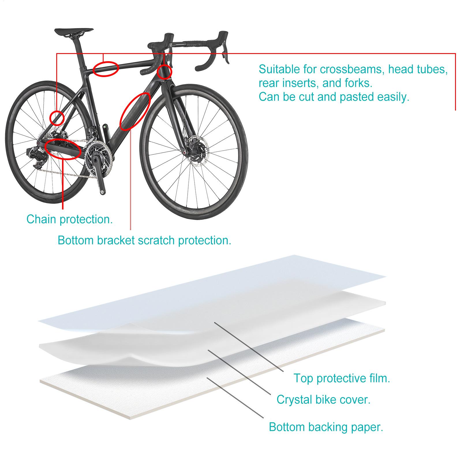 เทปป้องกันรอยขีดข่วนสำหรับจักร - Chainstay Protector Wrap บทวิจารณ์และราคา