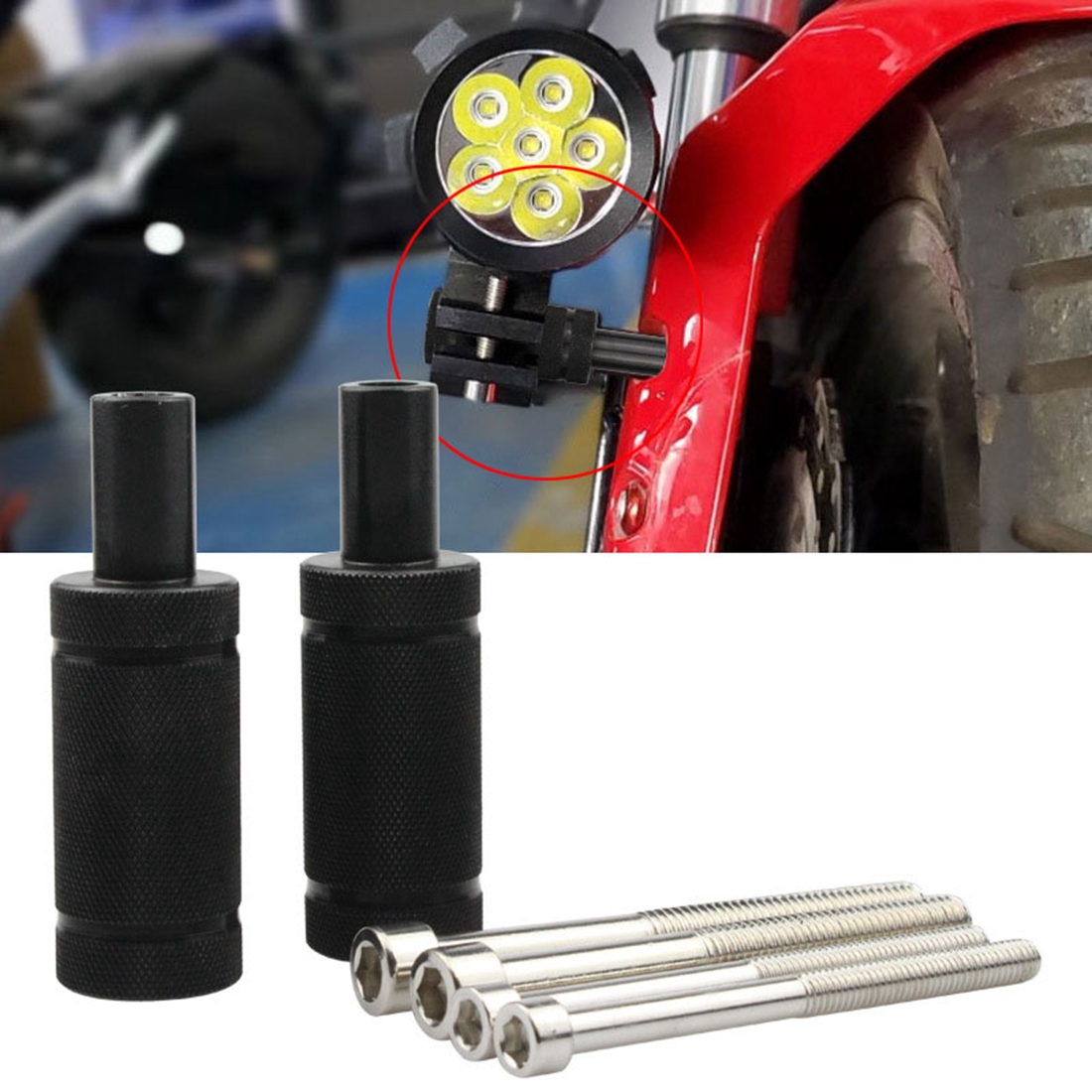 ขายึดไฟหน้ามอเตอร์ไซค์แบบปรับไ - Mountain Biking Derby บทวิจารณ์และราคา